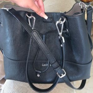 Calvin Klein tote with removable straps